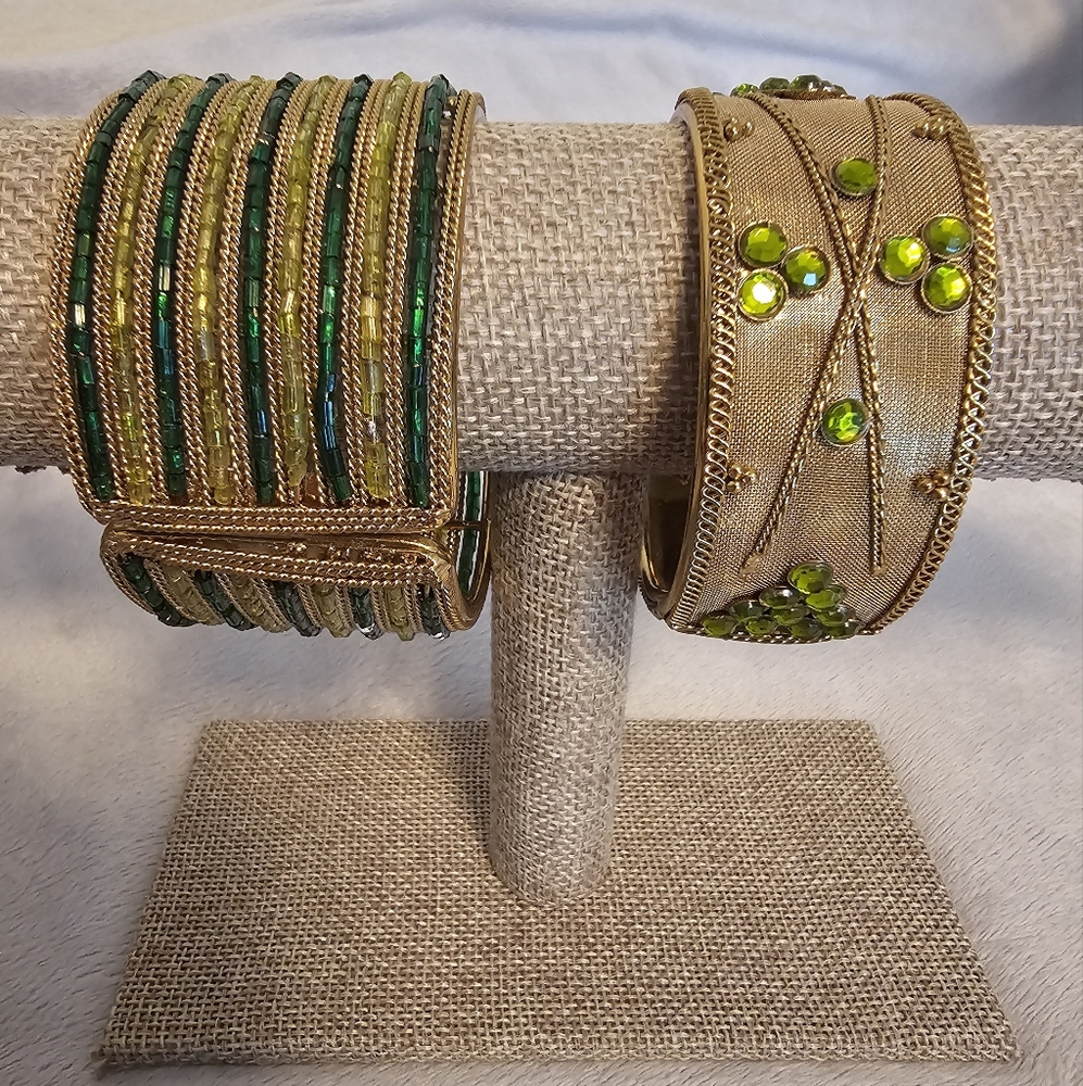 Vintage Metal Cuff Bracelets - Picture 6 of 6